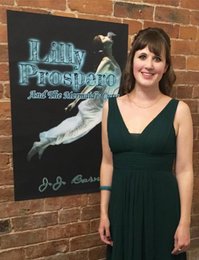 JJ Barnes at the Lilly Prospero And The Mermaid's Curse book release party